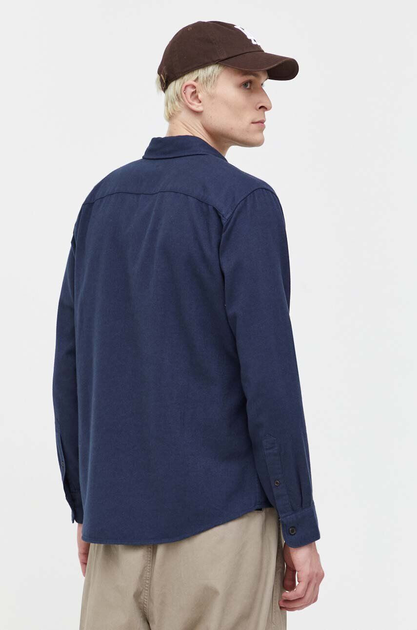 Abercrombie & Fitch Bavlnená košeľa pánska tmavomodrá farba regular s golierom button-down - Pepit.sk