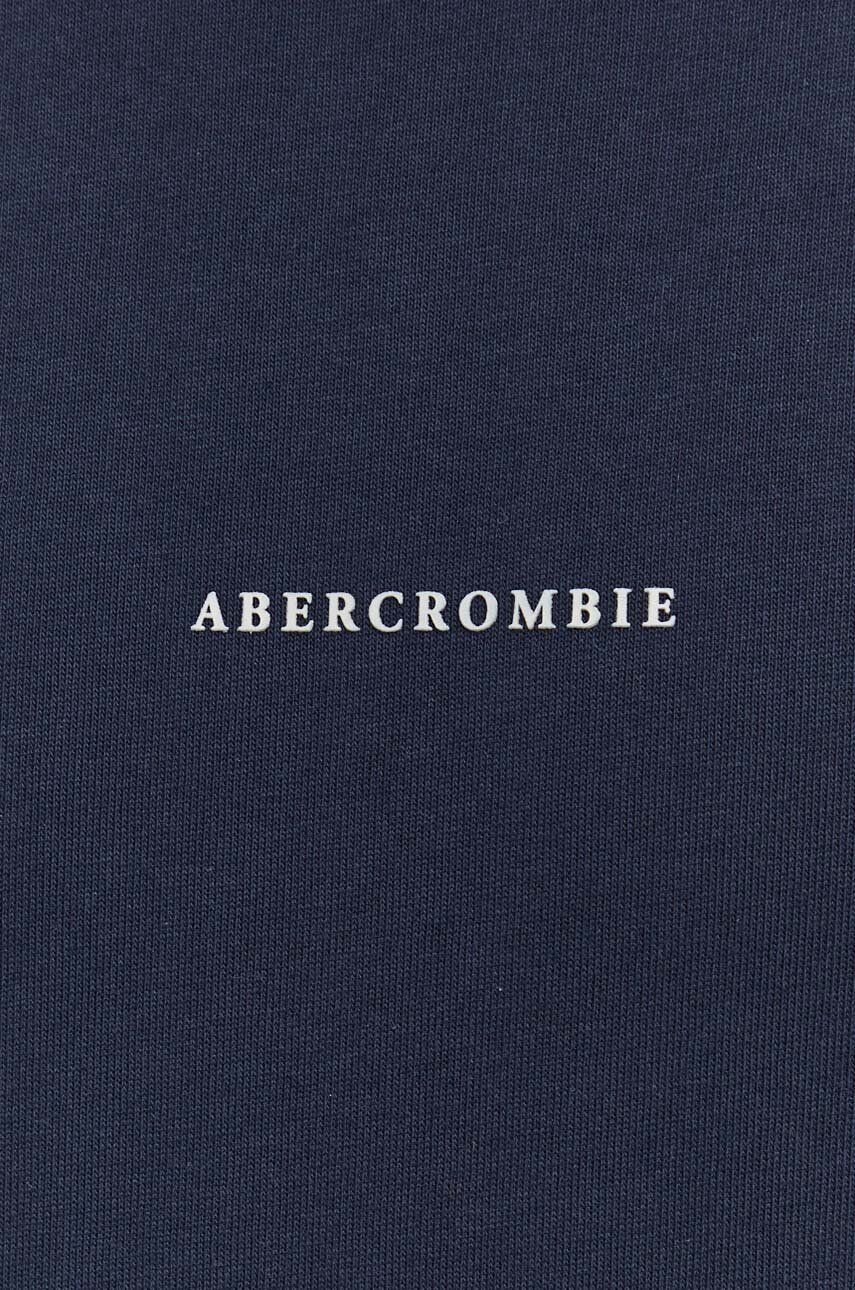 Abercrombie & Fitch Bavlnené tričko šedá farba - Pepit.sk