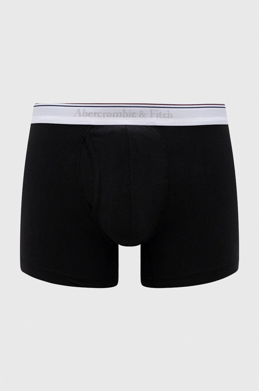 Abercrombie & Fitch Boxerky 3- Pack pánske čierna farba - Pepit.sk