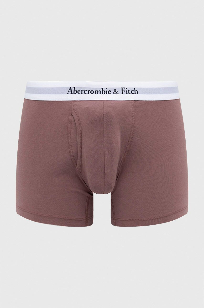 Abercrombie & Fitch Boxerky (5-pak) pánske červená farba - Pepit.sk