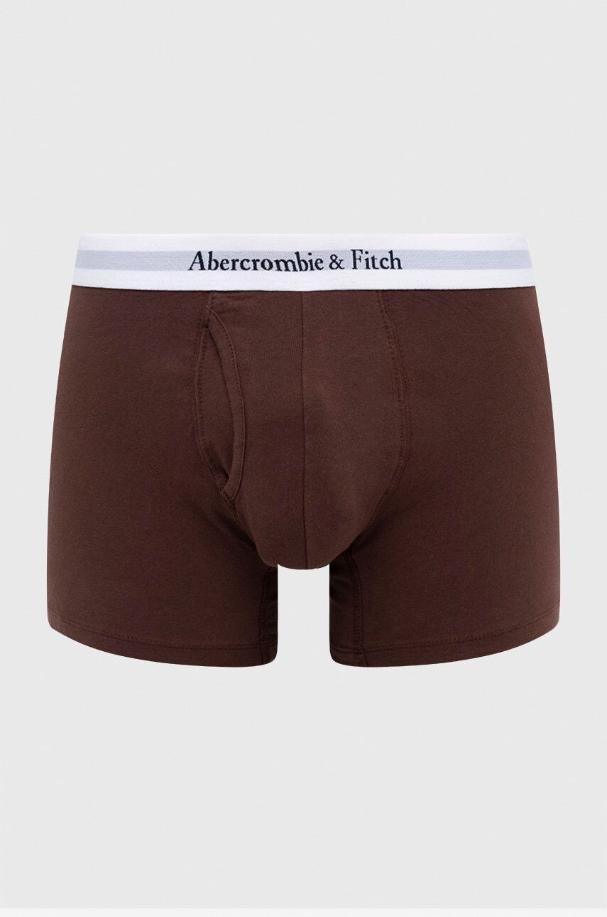 Abercrombie & Fitch Boxerky (5-pak) pánske červená farba - Pepit.sk