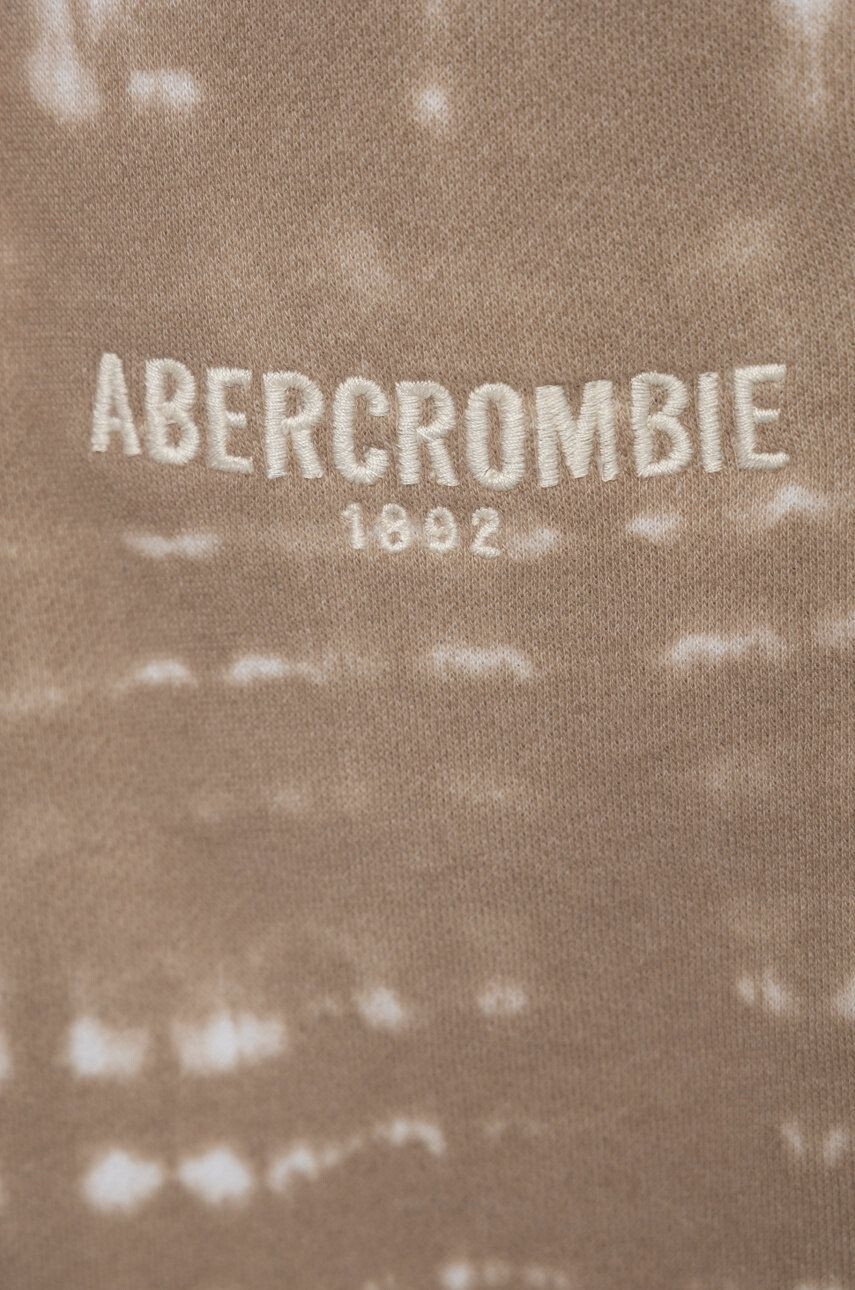 Abercrombie & Fitch Detské tepláky béžová farba vzorované - Pepit.sk