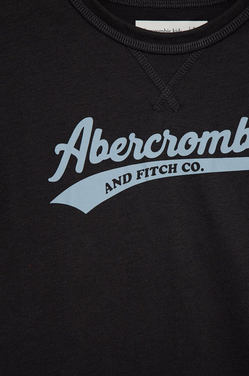 Abercrombie & Fitch Detské tričko šedá farba - Pepit.sk