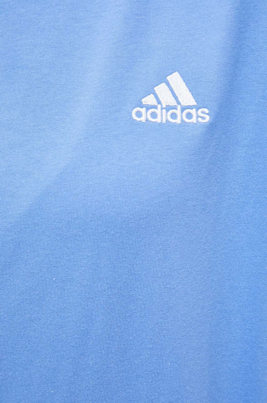 adidas Bavlnené šaty ružová farba mini oversize - Pepit.sk