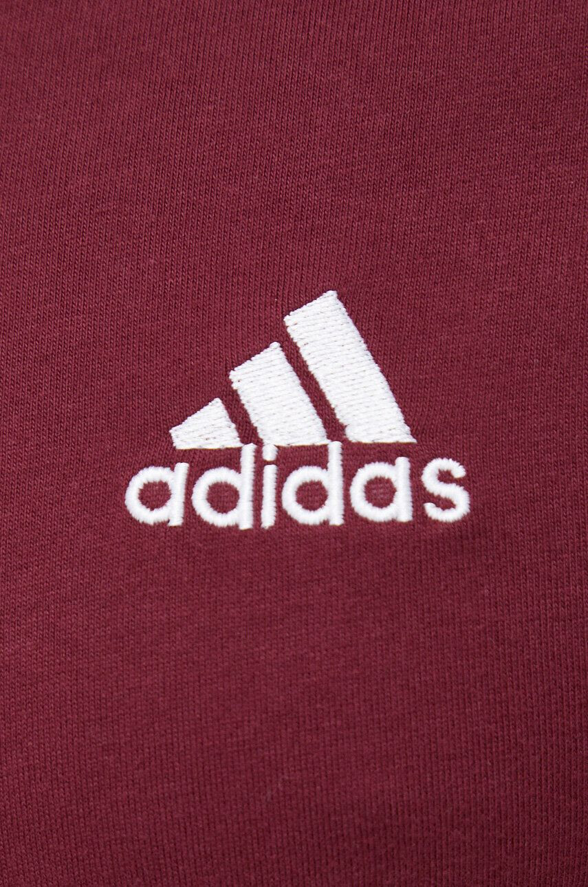 adidas Bavlnené tričko čierna farba - Pepit.sk