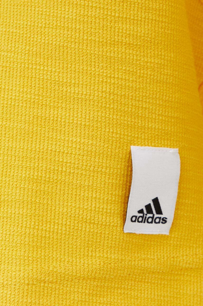 adidas Bavlnené tričko žltá farba - Pepit.sk