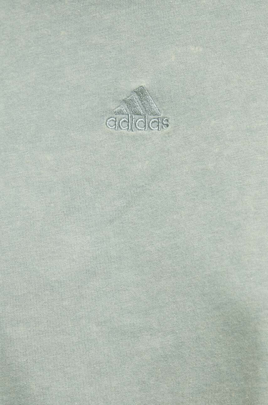 adidas Bavlnené tričko pánsky biela farba s potlačou - Pepit.sk