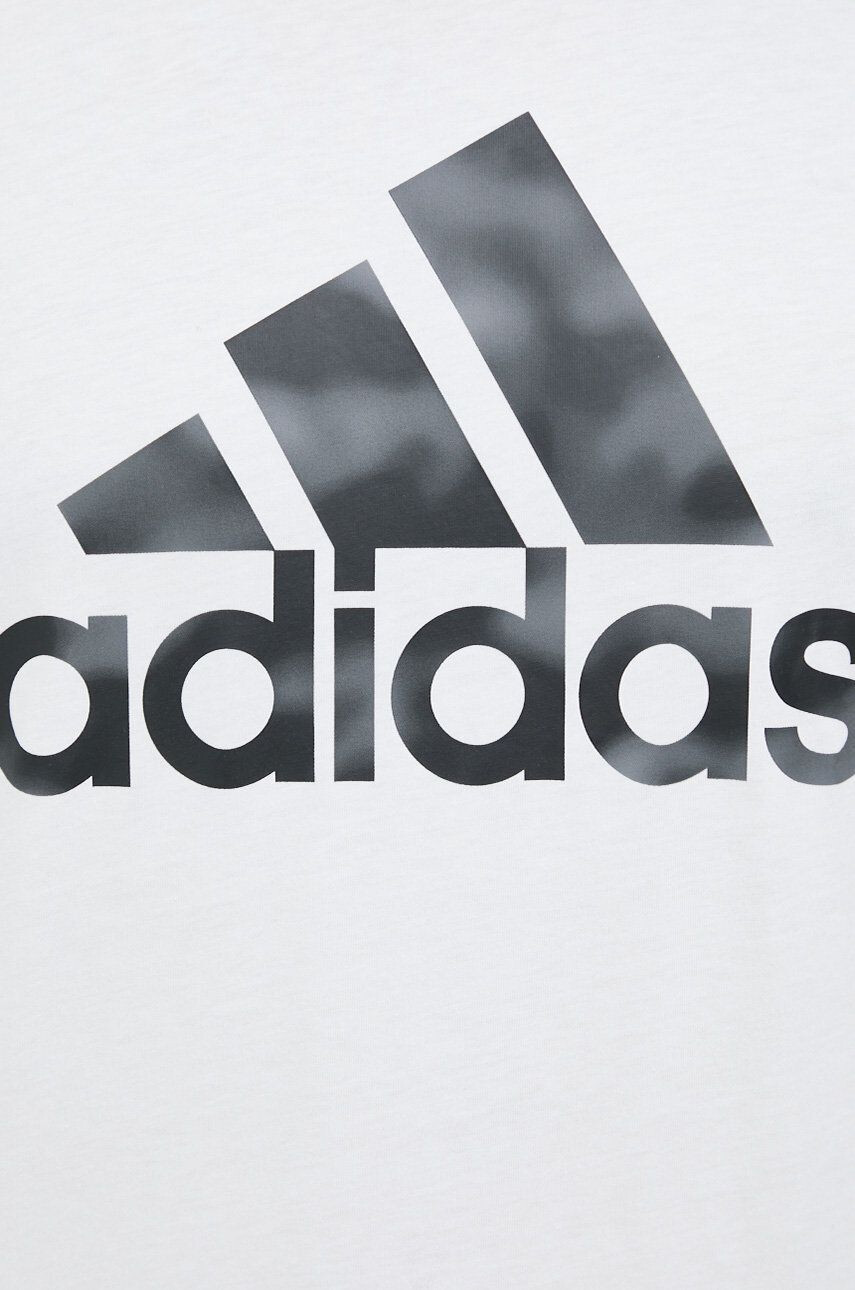 adidas Bavlnené tričko ružová farba - Pepit.sk