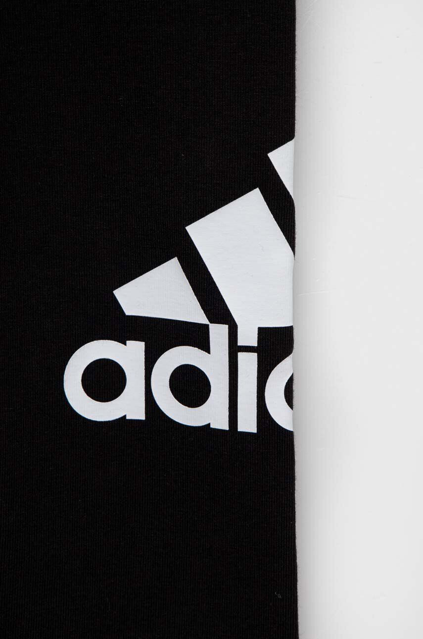 adidas Detské legíny G BL čierna farba s potlačou - Pepit.sk