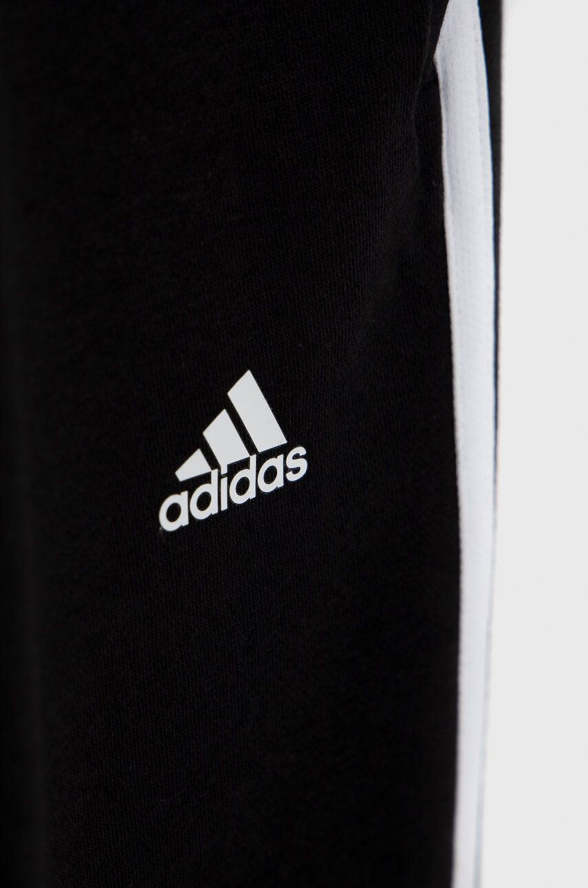 adidas Detské nohavice GQ8897 čierna farba jednofarebné - Pepit.sk