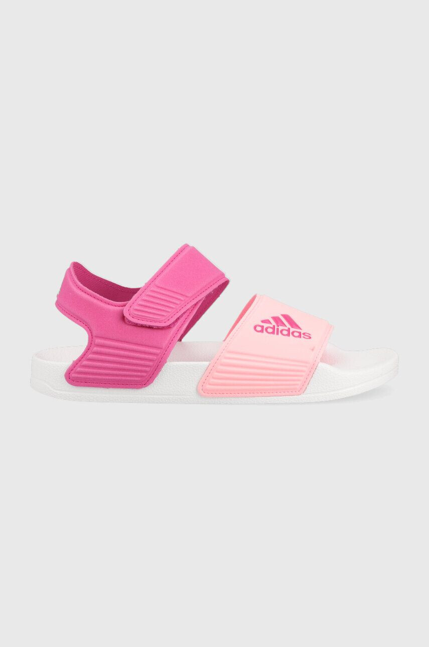 adidas Detské sandále ADILETTE SANDAL K ružová farba - Pepit.sk