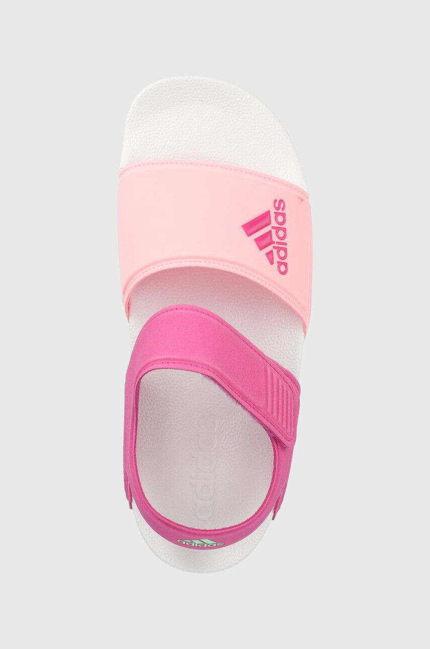 adidas Detské sandále ADILETTE SANDAL K ružová farba - Pepit.sk