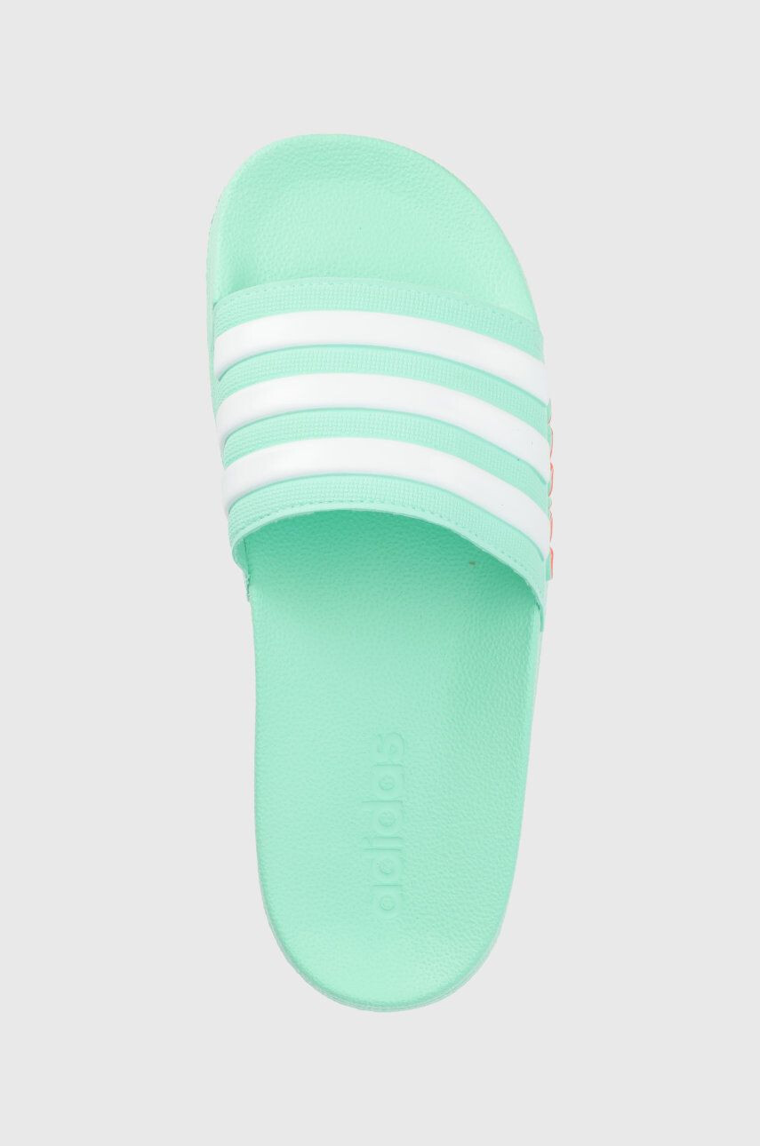 adidas Detské šľapky Adilette GW0323 tyrkysová farba - Pepit.sk