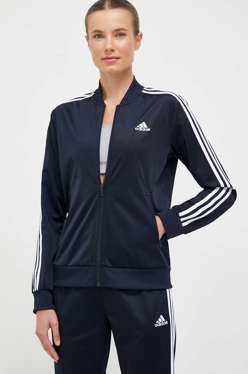 adidas Komplet dámsky tmavomodrá farba - Pepit.sk