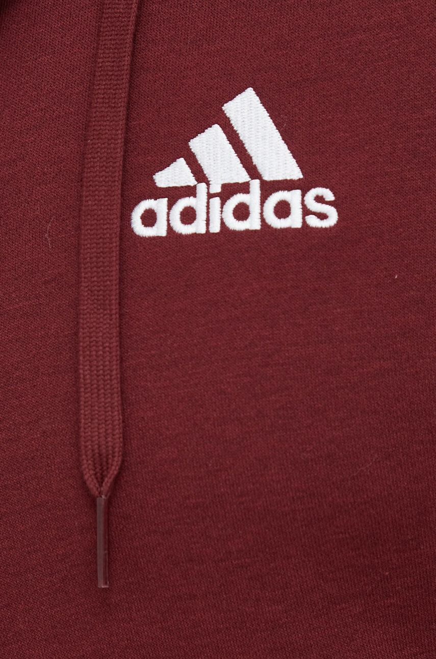 adidas Mikina pánska čierna farba jednofarebná - Pepit.sk