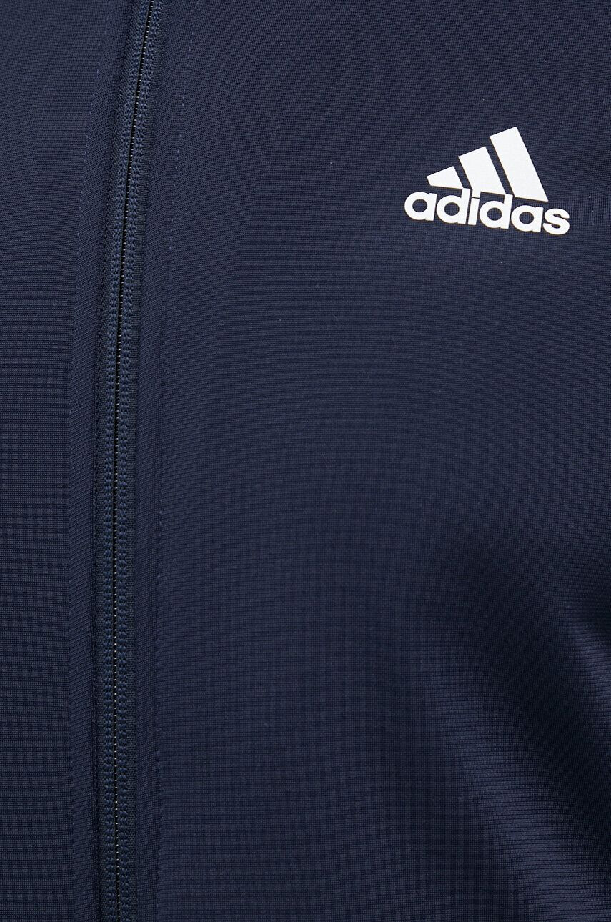 adidas Mikina pánska tmavomodrá farba vzorovaná - Pepit.sk