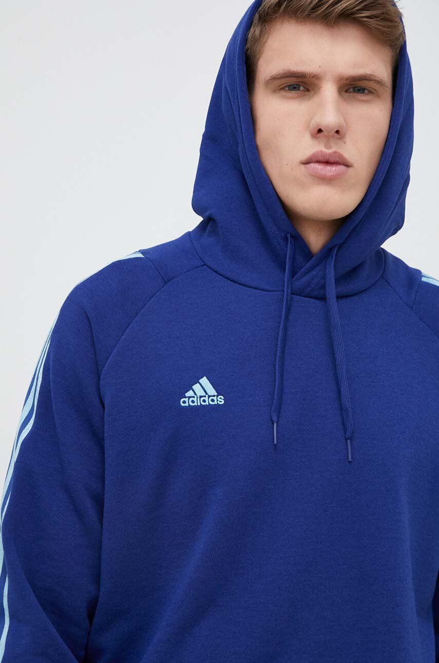 adidas Mikina dámska biela farba s kapucňou jednofarebná - Pepit.sk