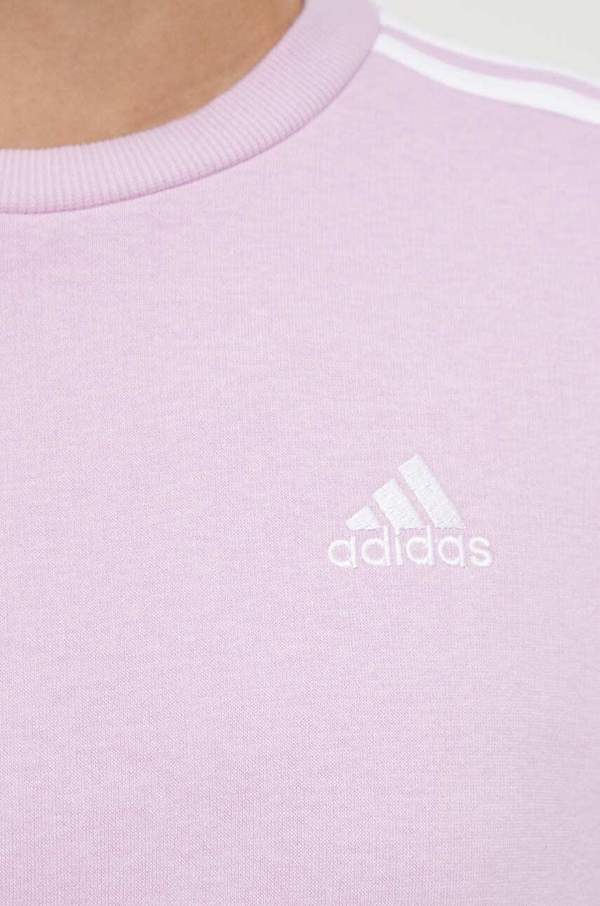 adidas Mikina dámska ružová farba s nášivkou - Pepit.sk