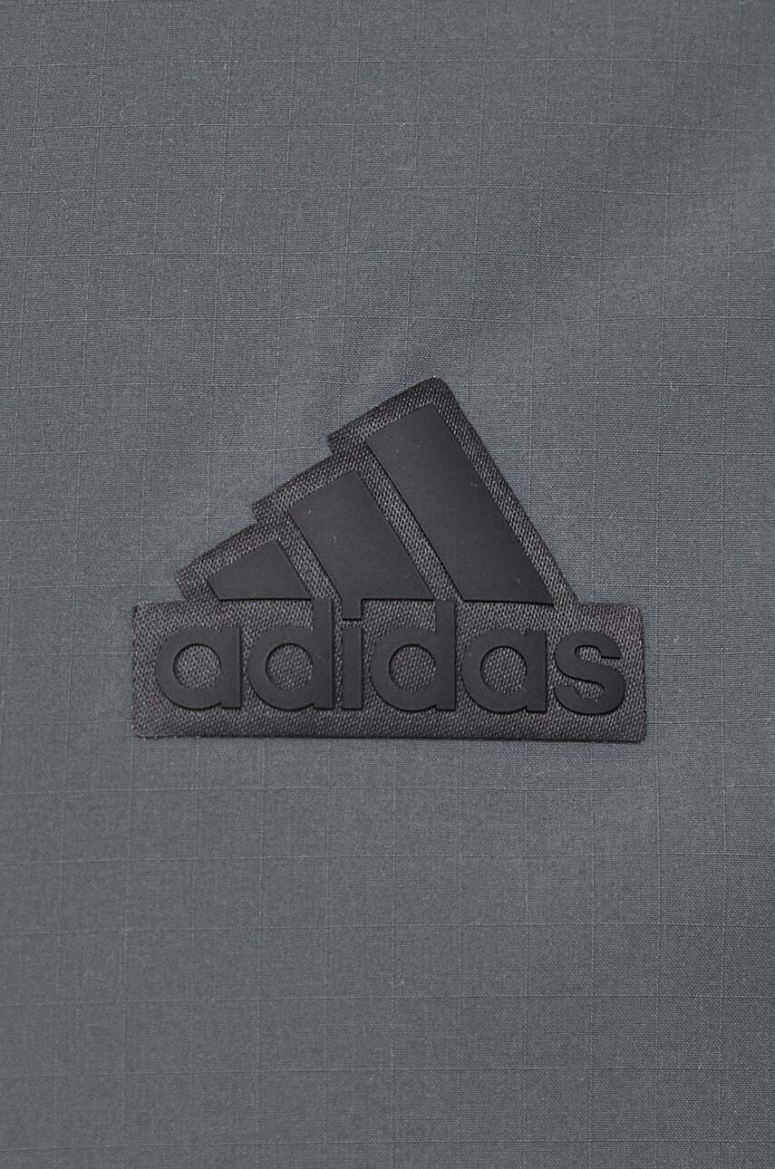 adidas Mikina pánska zelená farba s potlačou - Pepit.sk