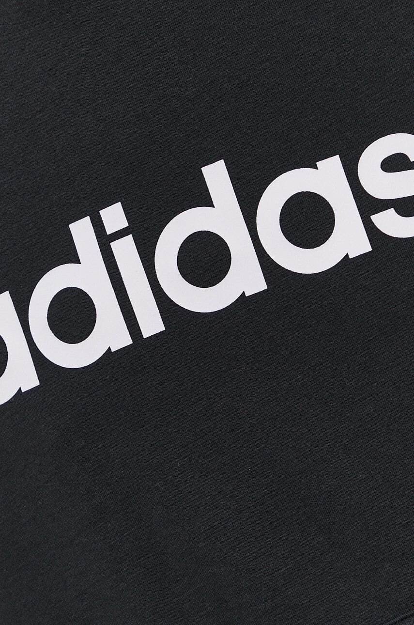 adidas Mikina GL0635 dámska čierna farba s potlačou - Pepit.sk