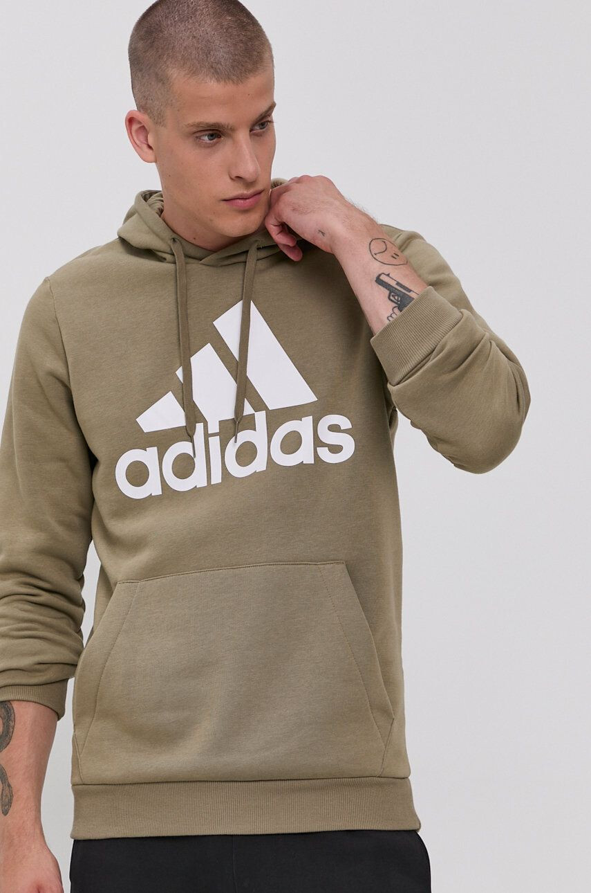 adidas Mikina dámska čierna farba s potlačou - Pepit.sk