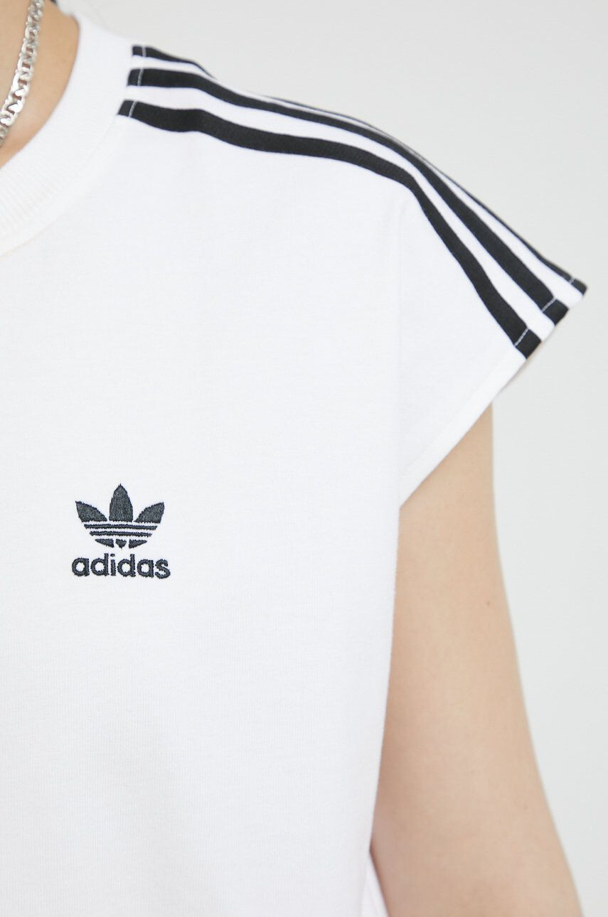 adidas Originals Bavlnené tričko biela farba - Pepit.sk