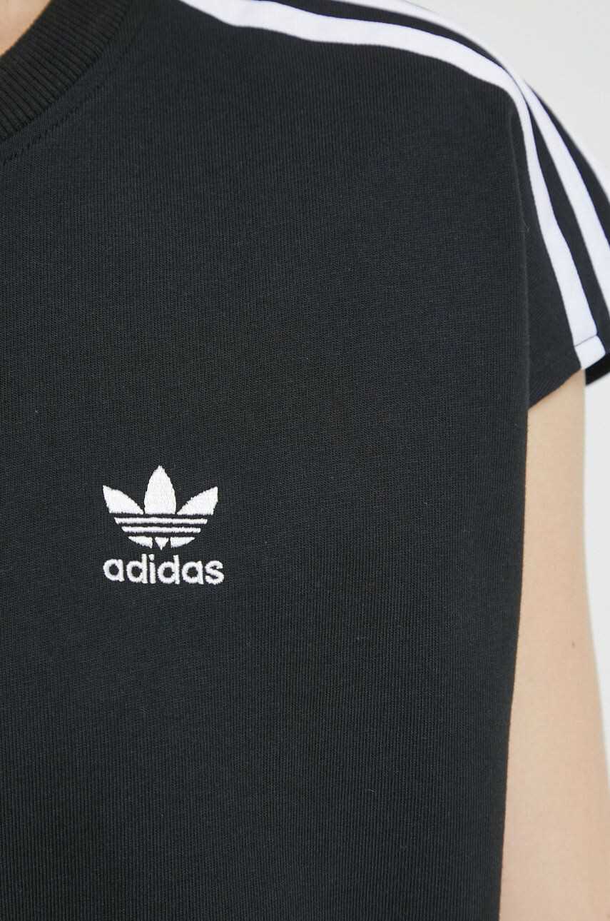 adidas Originals Bavlnené tričko čierna farba - Pepit.sk