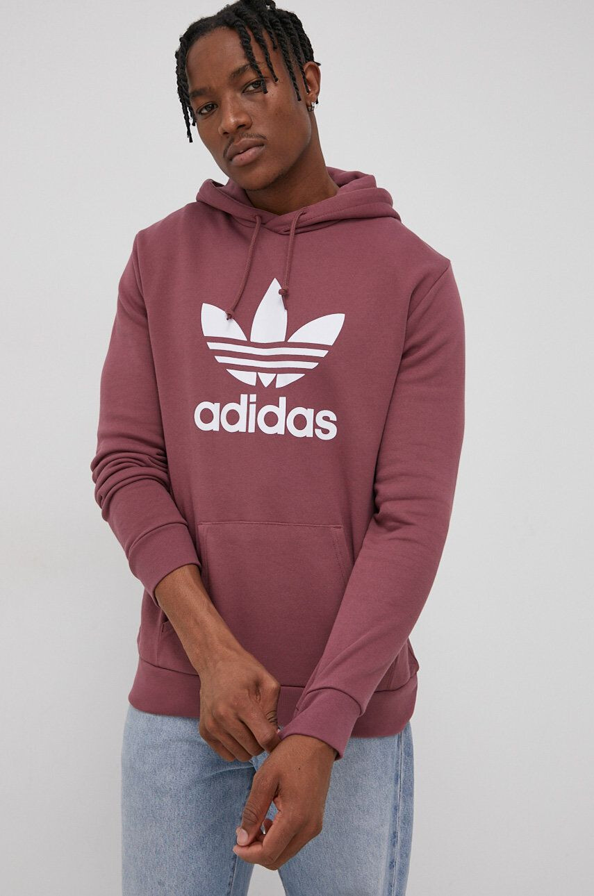 adidas Originals Bavlnená mikina dámska s potlačou - Pepit.sk