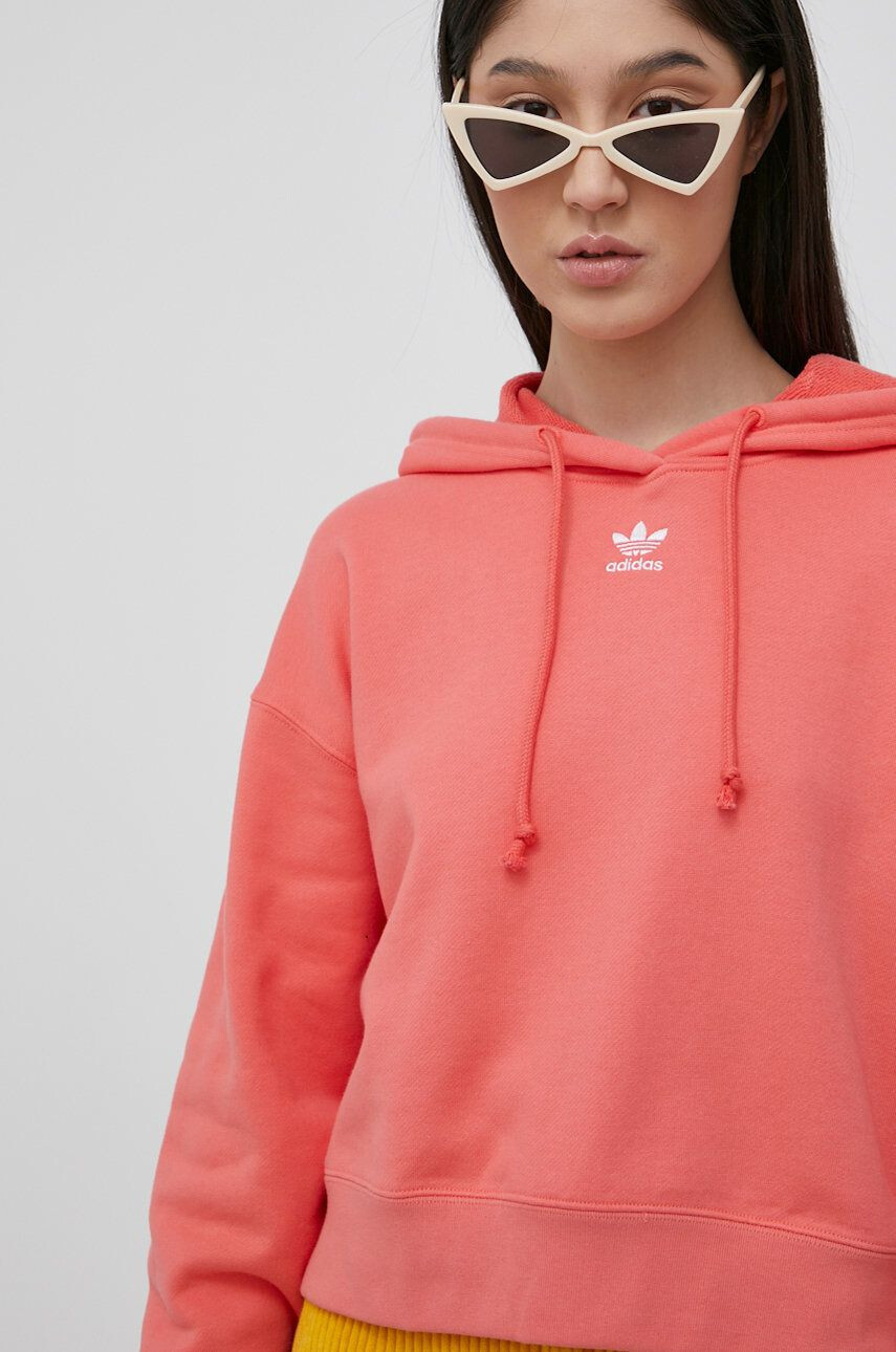 adidas Originals Bavlnená mikina pánska s kapucňou s potlačou - Pepit.sk