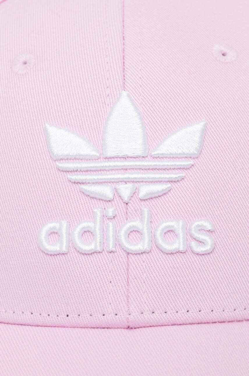 adidas Originals Bavlnená šiltovka ružová farba s nášivkou - Pepit.sk