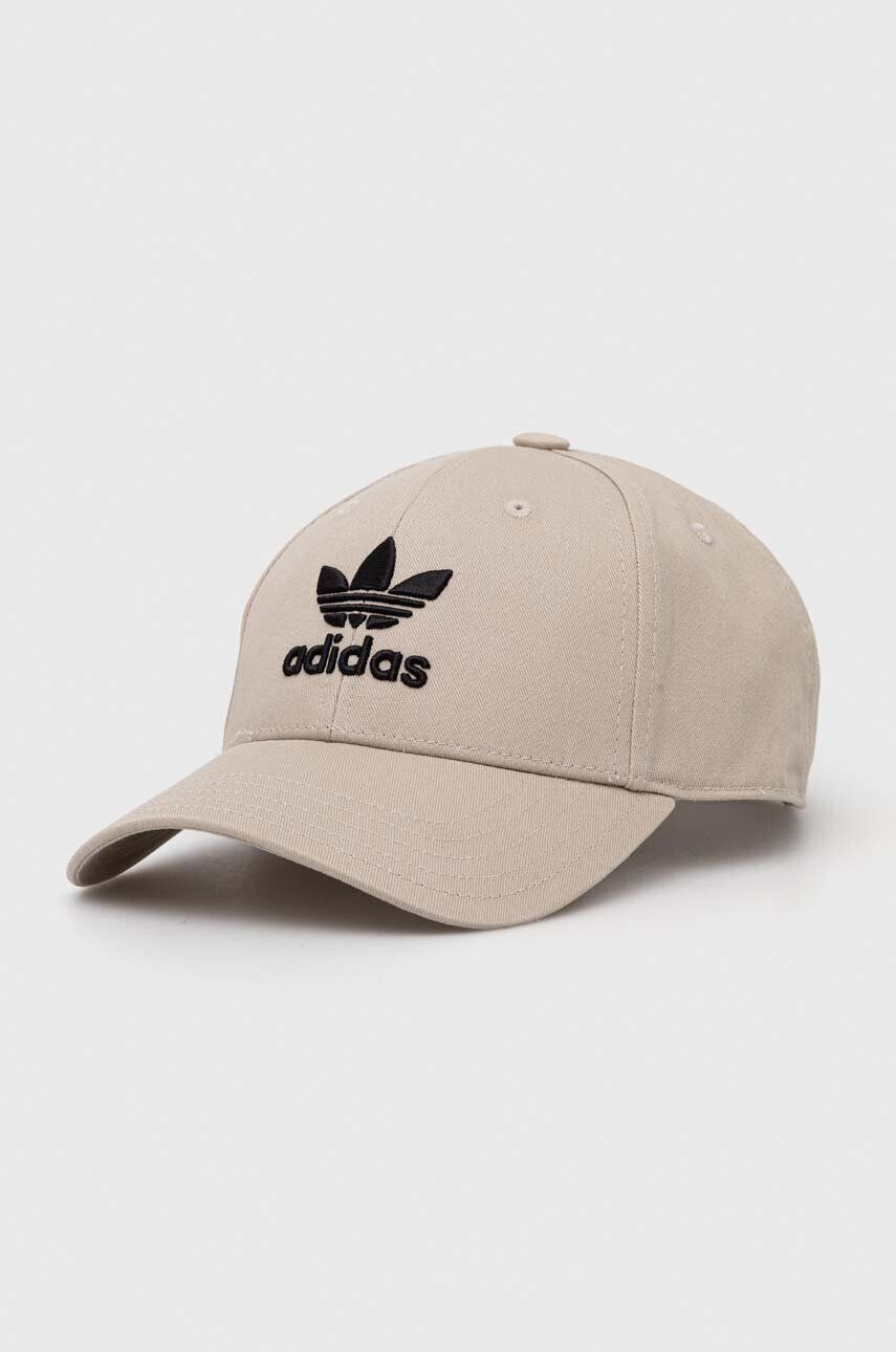 adidas Originals Bavlnená šiltovka béžová farba s nášivkou - Pepit.sk