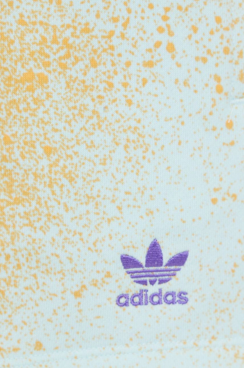 adidas Originals Bavlnené šortky dámske s nášivkou vysoký pás - Pepit.sk