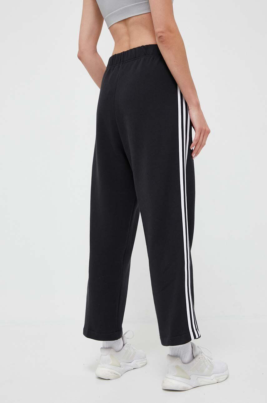 adidas Originals Bavlnené tepláky Open Hem Pant čierna farba jednofarebné IC5505 - Pepit.sk