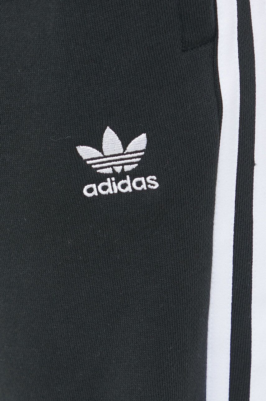 adidas Originals Bavlnené tepláky dámske čierna farba s nášivkou - Pepit.sk