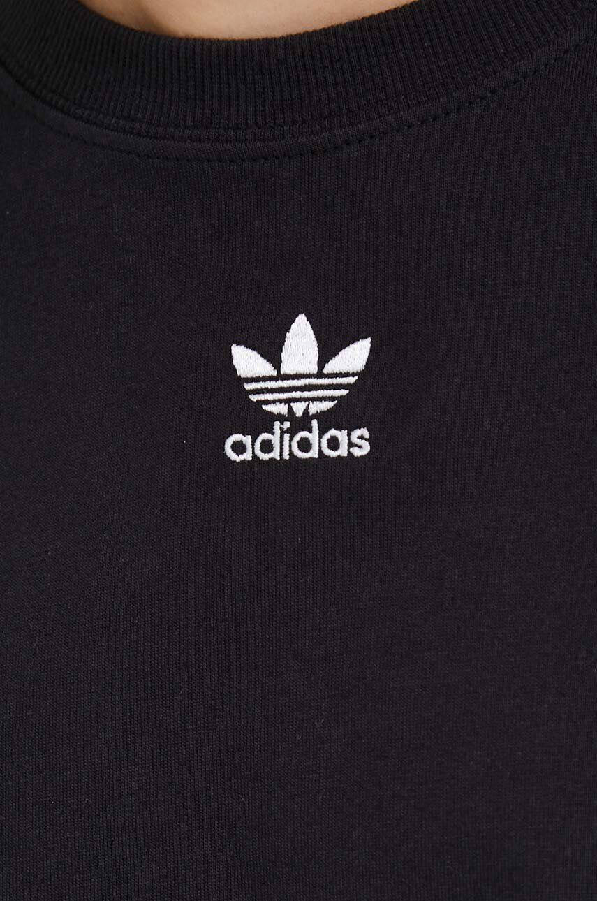 adidas Originals Bavlnené tričko Adicolor Essentials čierna farba IA6464 - Pepit.sk