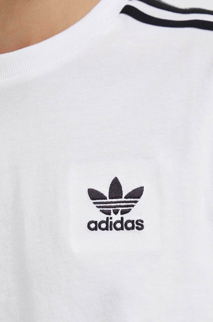 adidas Originals Bavlnené tričko béžová farba jednofarebné - Pepit.sk