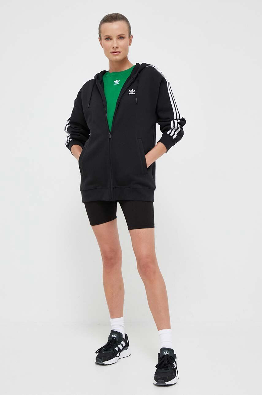 adidas Originals Bavlnené tričko tyrkysová farba - Pepit.sk