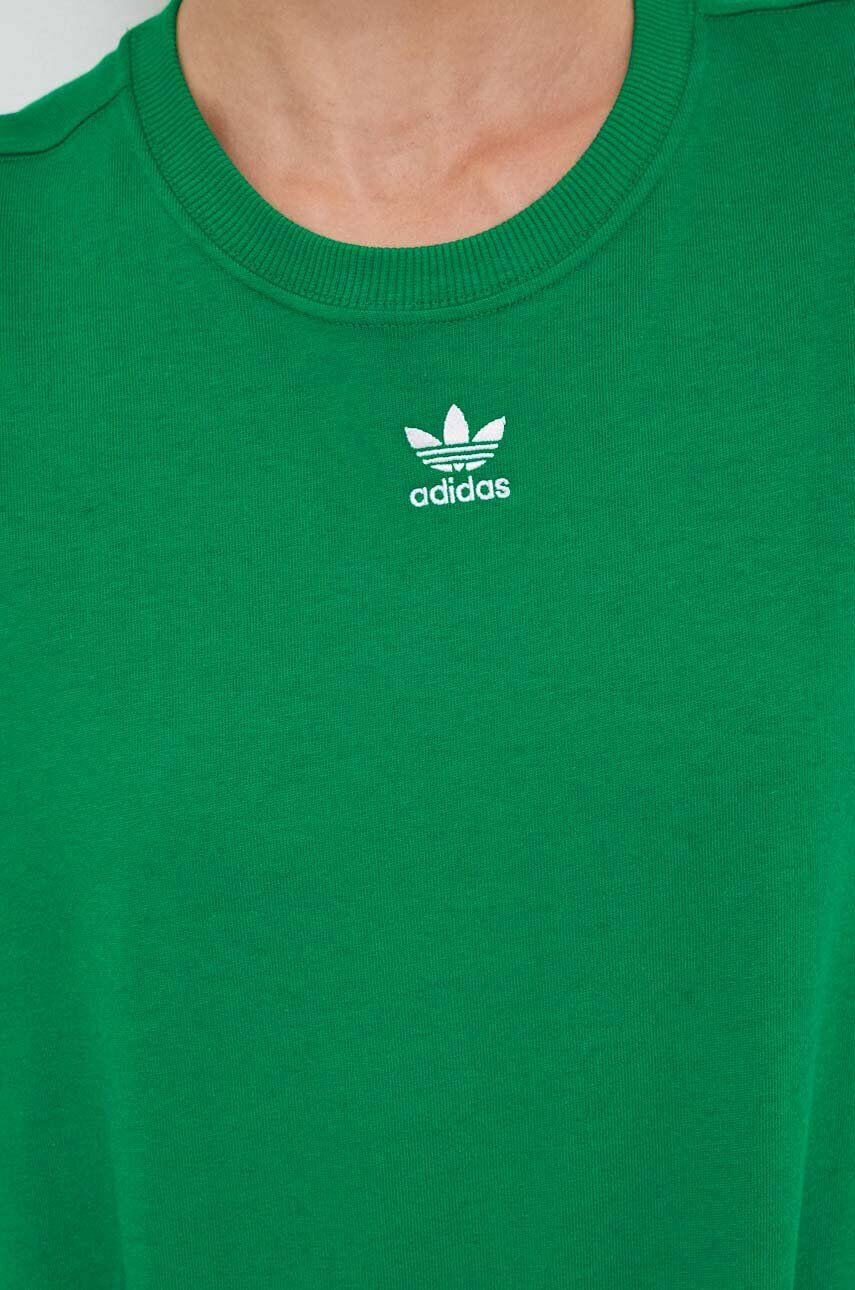 adidas Originals Bavlnené tričko tyrkysová farba - Pepit.sk