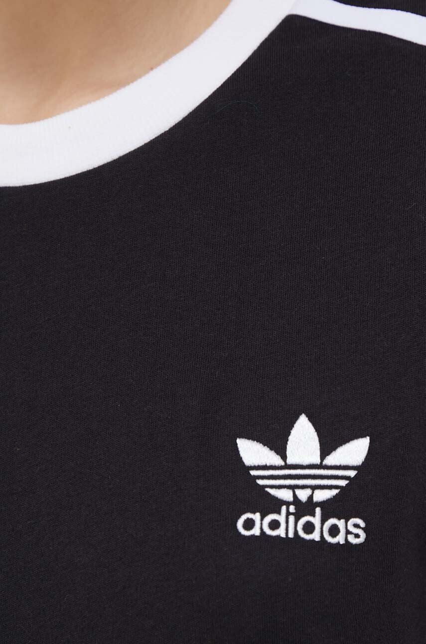 adidas Originals Bavlnené tričko čierna farba - Pepit.sk