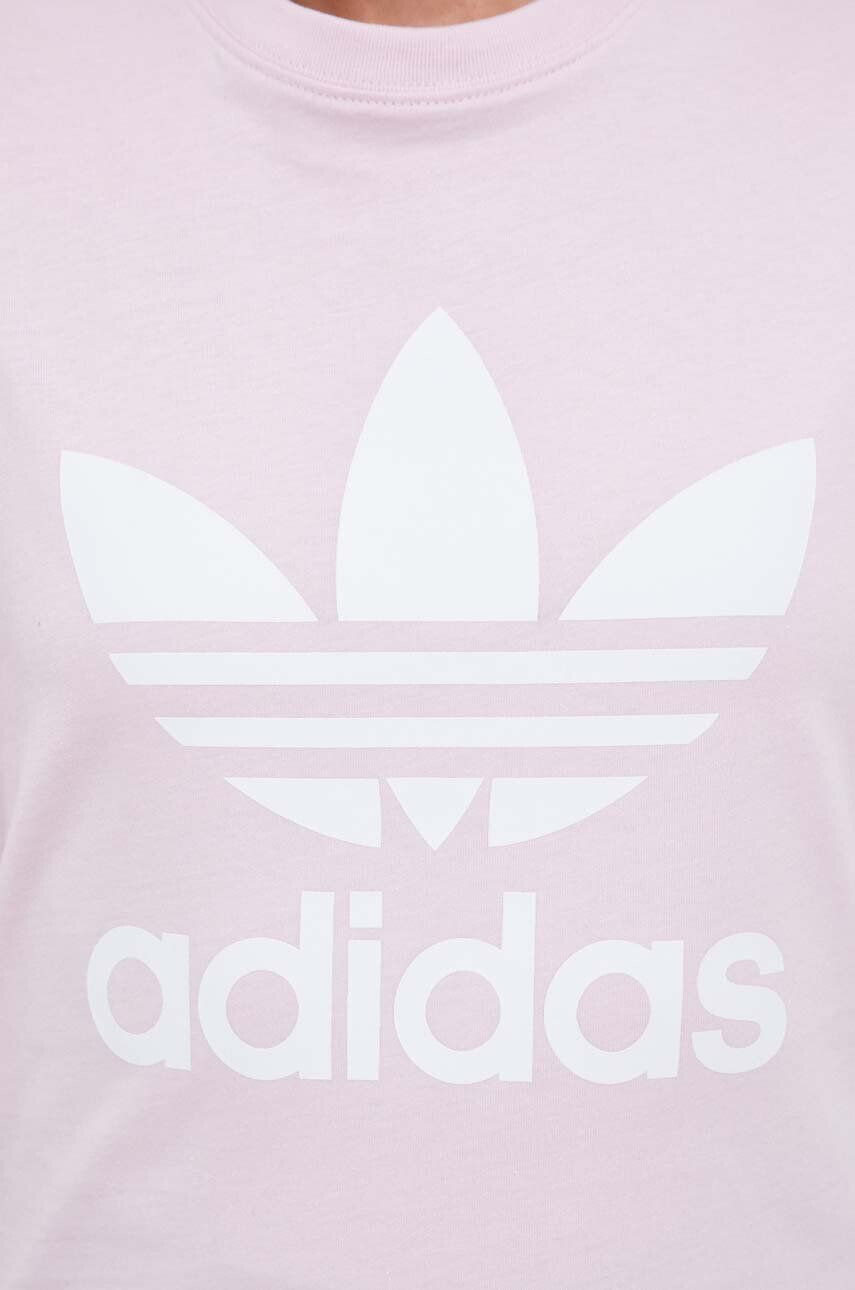 adidas Originals Bavlnené tričko čierna farba s potlačou - Pepit.sk