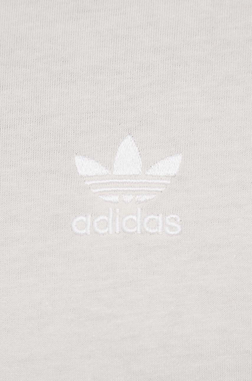 adidas Originals Bavlnené tričko béžová farba jednofarebné - Pepit.sk