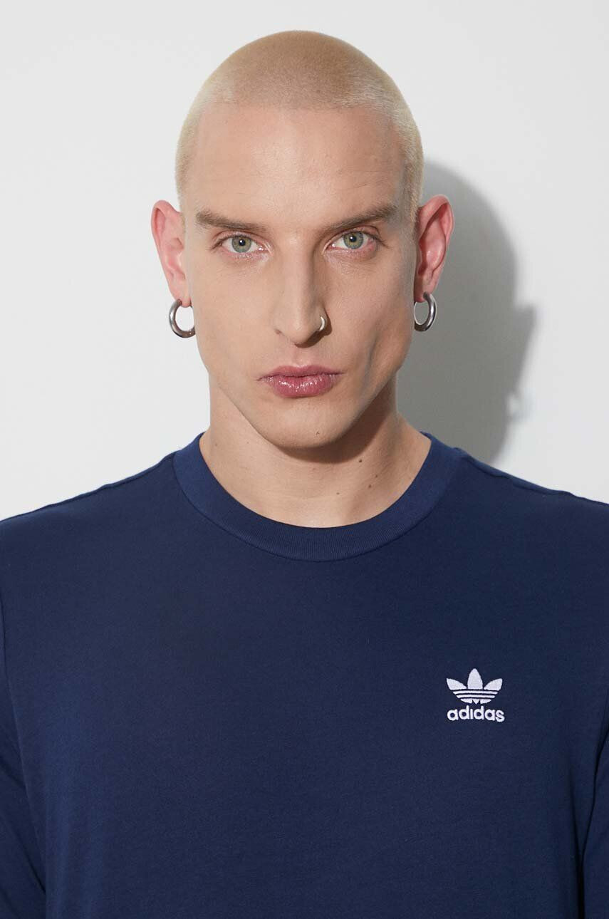 adidas Originals Bavlnené tričko IA4874-NINDIG tmavomodrá farba jednofarebné - Pepit.sk