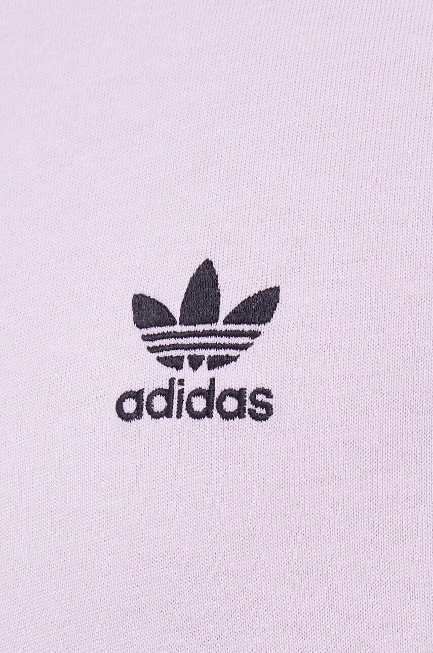 adidas Originals Bavlnené tričko ružová farba s nášivkou - Pepit.sk