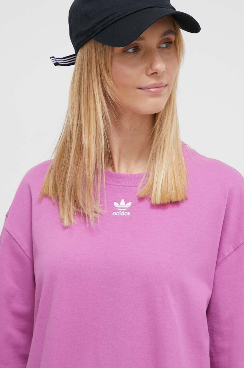 adidas Originals Bavlnené tričko Adicolor Essentials dámske ružová farba IR5924 - Pepit.sk