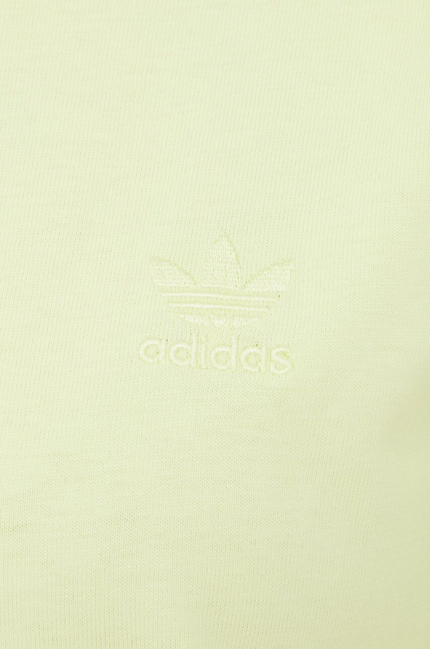 adidas Originals Bavlnené tričko Trefoil Moments HE6891-PULYEL zelená farba - Pepit.sk