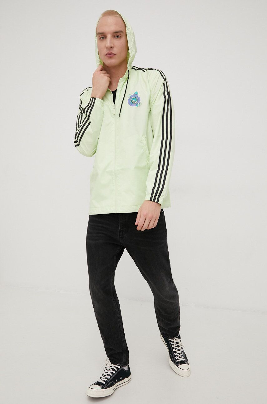 adidas Originals Bunda dámska čierna farba prechodná - Pepit.sk