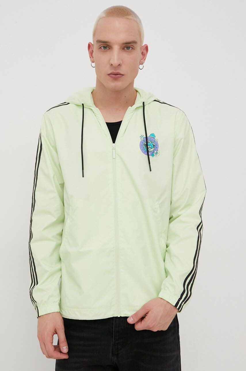 adidas Originals Bunda dámska čierna farba prechodná - Pepit.sk