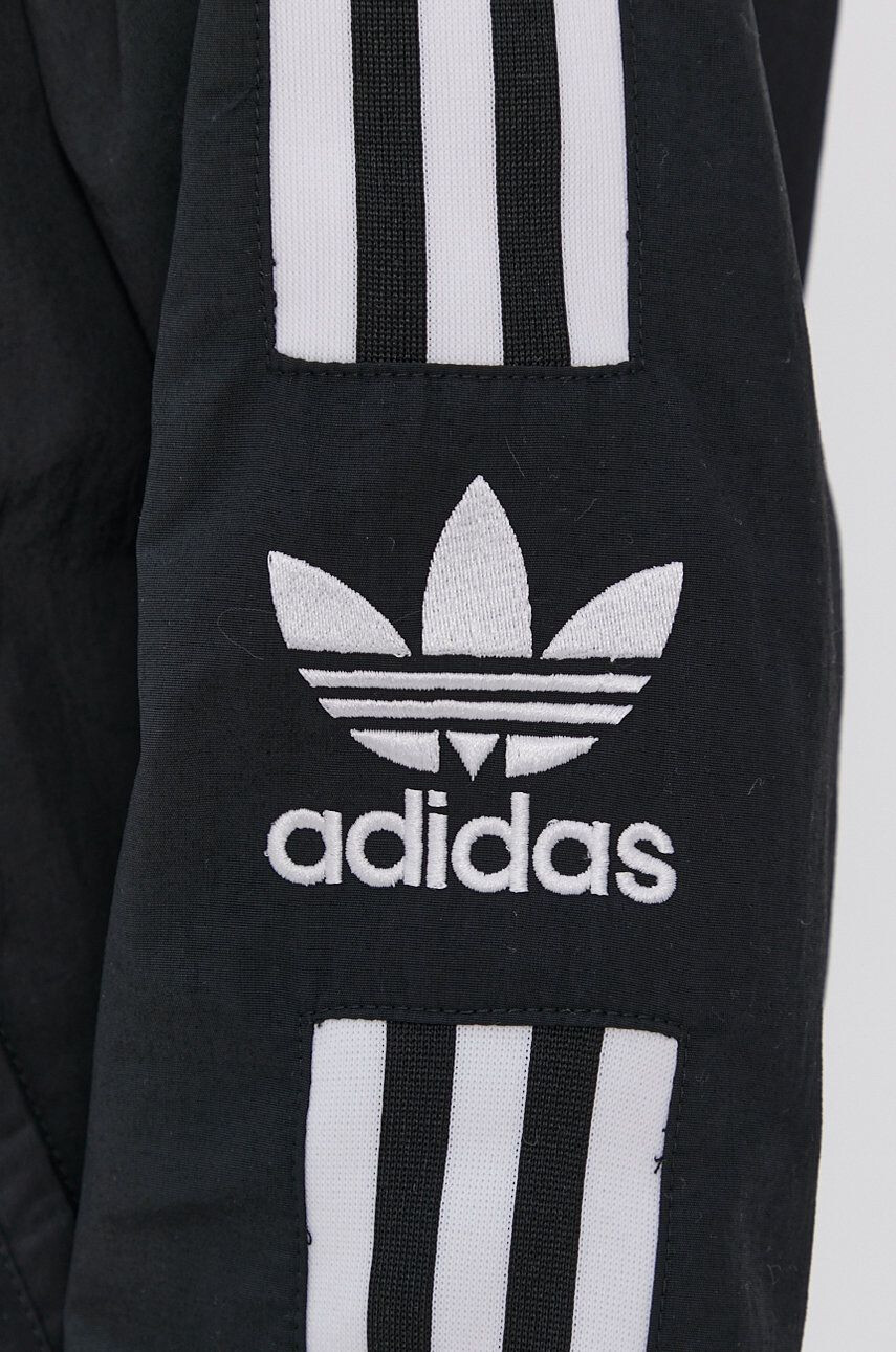 adidas Originals Bunda H20540 dámska čierna farba prechodná - Pepit.sk