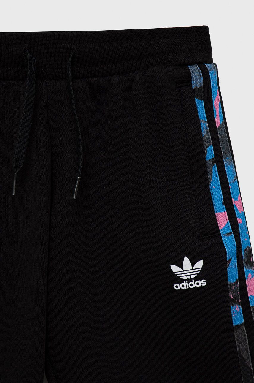 adidas Originals Detská bavlnená súprava čierna farba - Pepit.sk