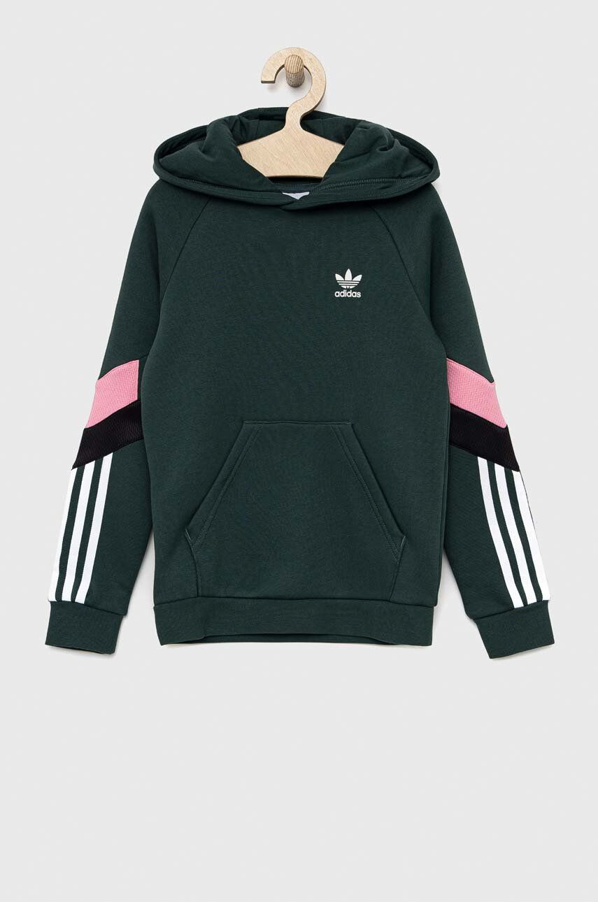 adidas Originals Detská mikina šedá farba s potlačou - Pepit.sk